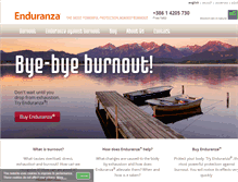 Tablet Screenshot of enduranza.com